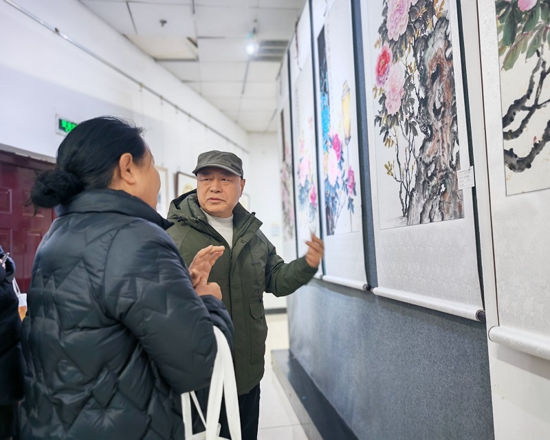 墨韵油彩绘华章 笔墨丹青贺新岁——郯城县举办六人书画展喜迎元旦
