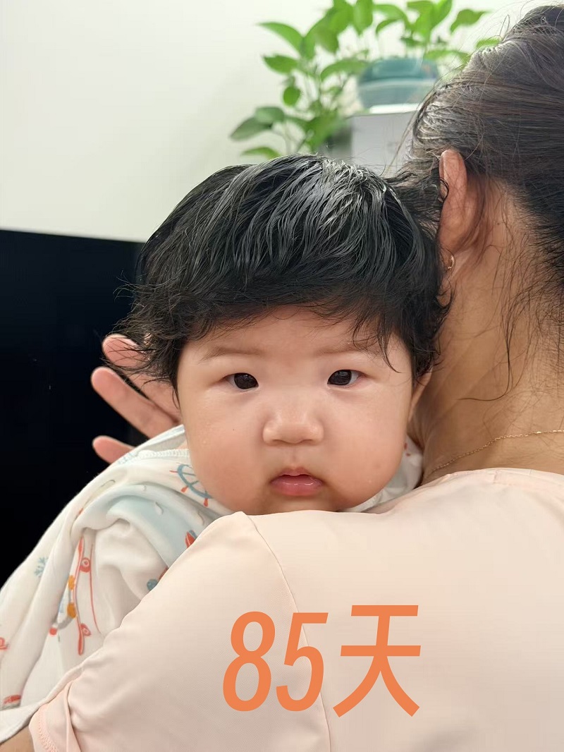甘泉孕育胎发浓｜外孙女百天成长见证马陵九道湾天然富锶水的母婴滋养价值